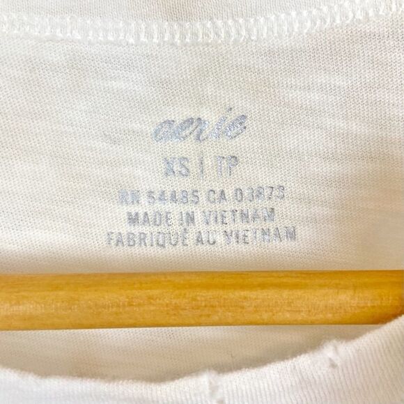 Aerie Neutral Tie Dye Keyhole Tee | Size XS | NEW - Picture 8 of 8